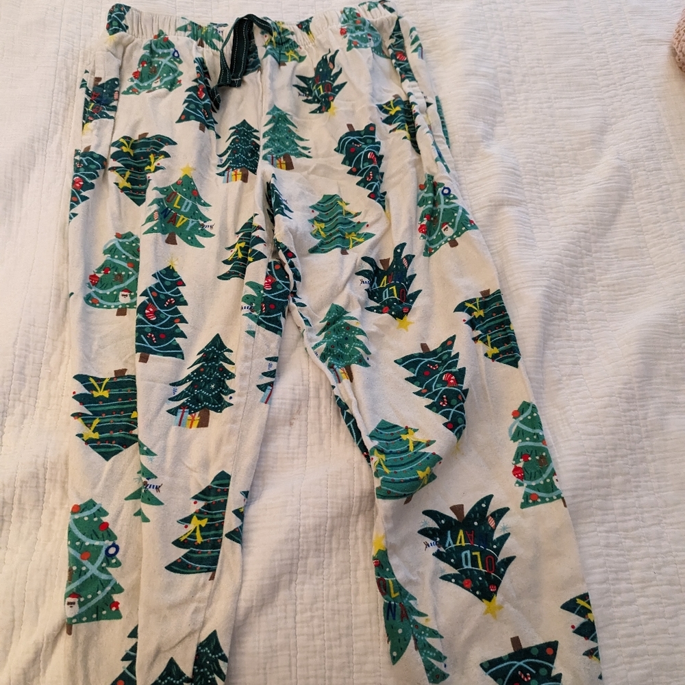 Old Navy Christmas tree pajama pants M